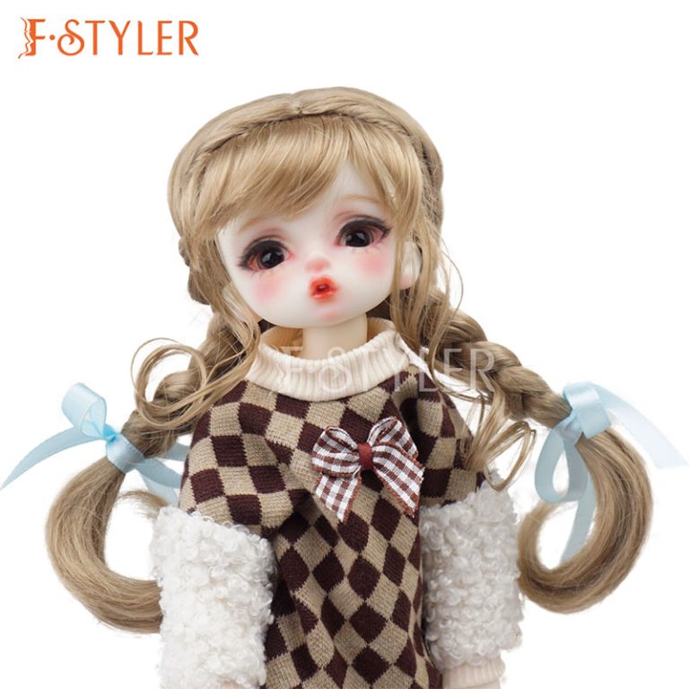 Double-Braids-Synthetic-Mohair-JD624-Doll-Wig