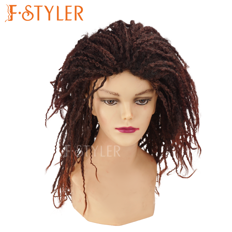 Curly Kinky Twist Hair Synthetic Costume Afro Wig Accessories