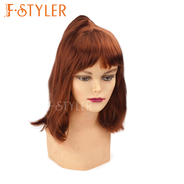 Vintage Housewife 60s 70s 80s Synthetic Fake Hair for Women