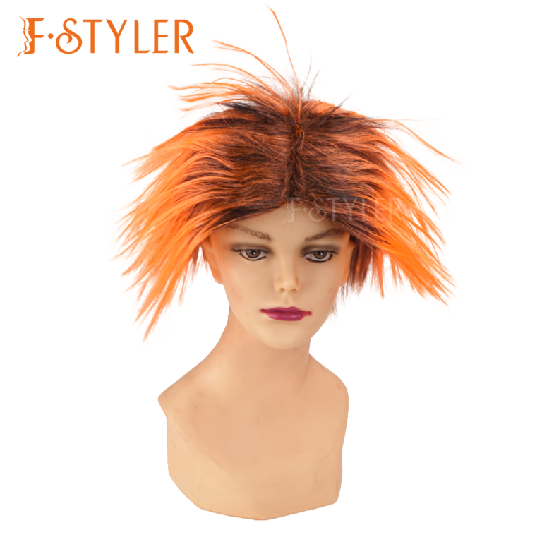 80s Crazy Funky Punk Rocker Style Costume Wig Fake Hair