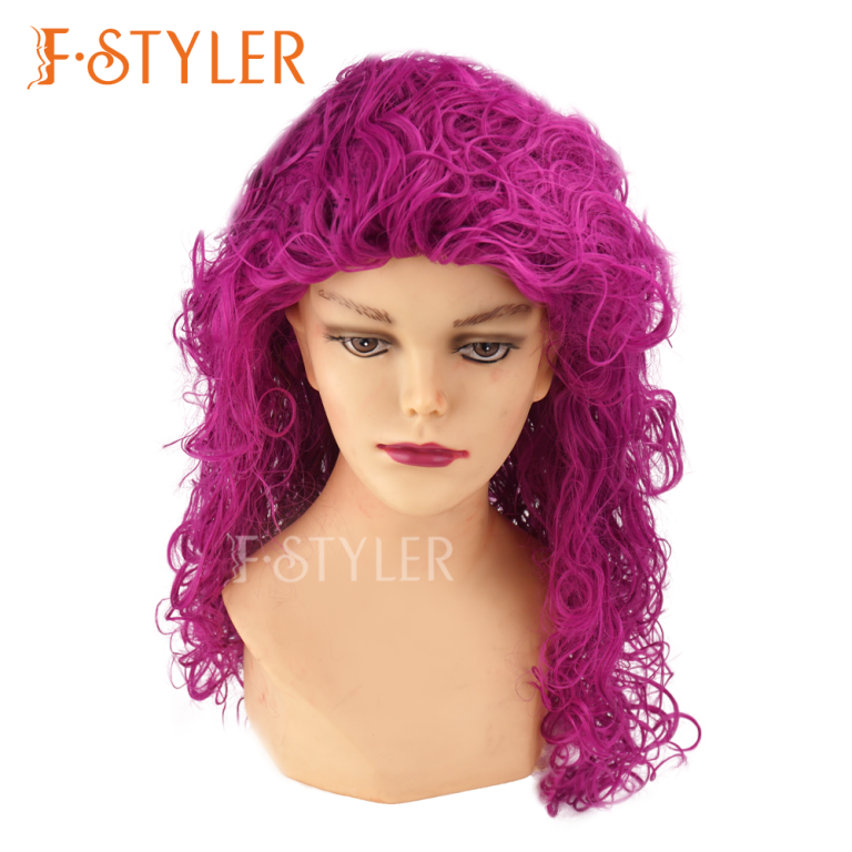 80s Loose Curly Mermaid Synthetic Costume Wig Fake Hair