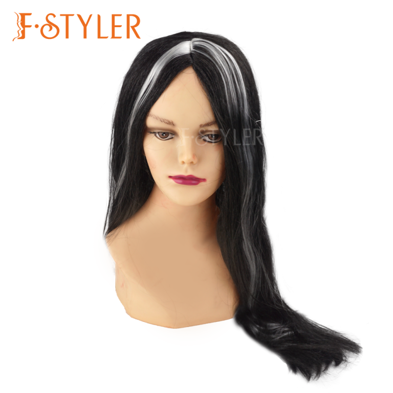 Extra Long Vampira Halloween Synthetic Costume Wig Fake Hair