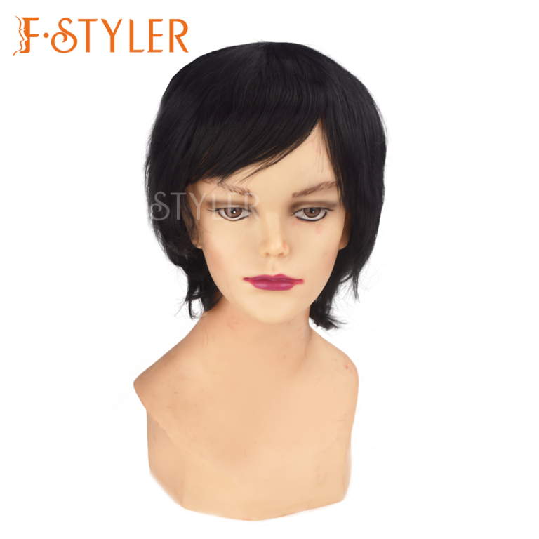 Fashion Shaggy Short Bob Synthetic Fake Hair Costume Wig