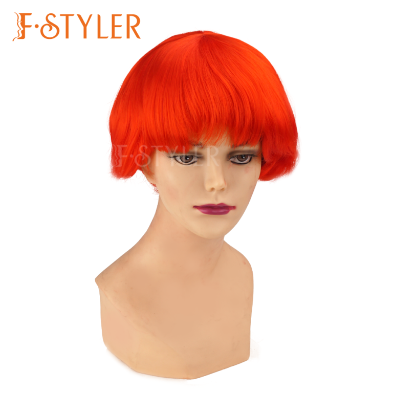 Flapper Short Bob Synthetic Adult Fake Hair Costume Wig