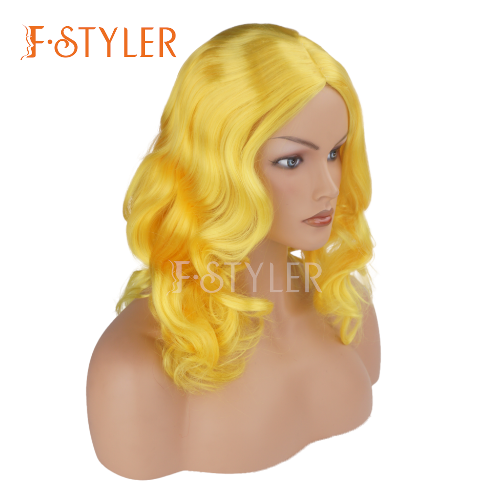 Natural Wavy Synthetic Carnival Long Costume Party Wig