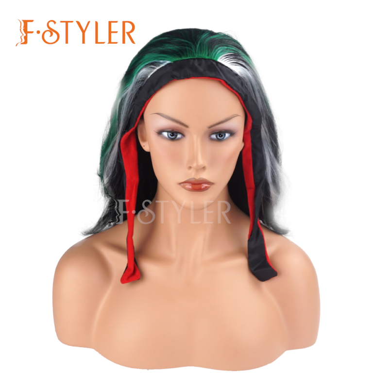 Style Long Straight Anime Synthetic Costume Wig Fake Hair