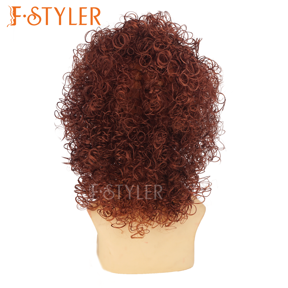 Bouncy Curly Afro Synthetic Party Wig Costume Accessories