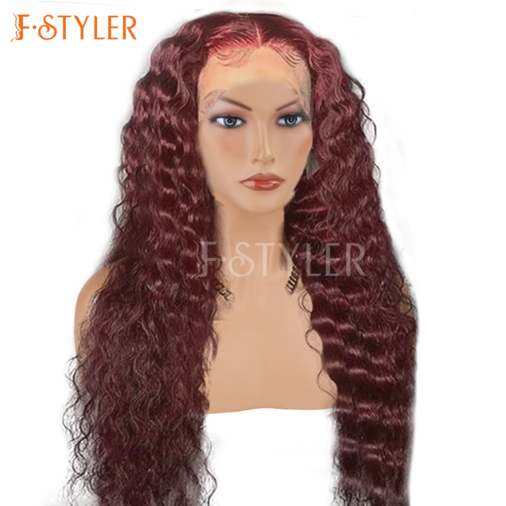 Long Water Wave Lace Frontal Hair Synthetic Daily Wig